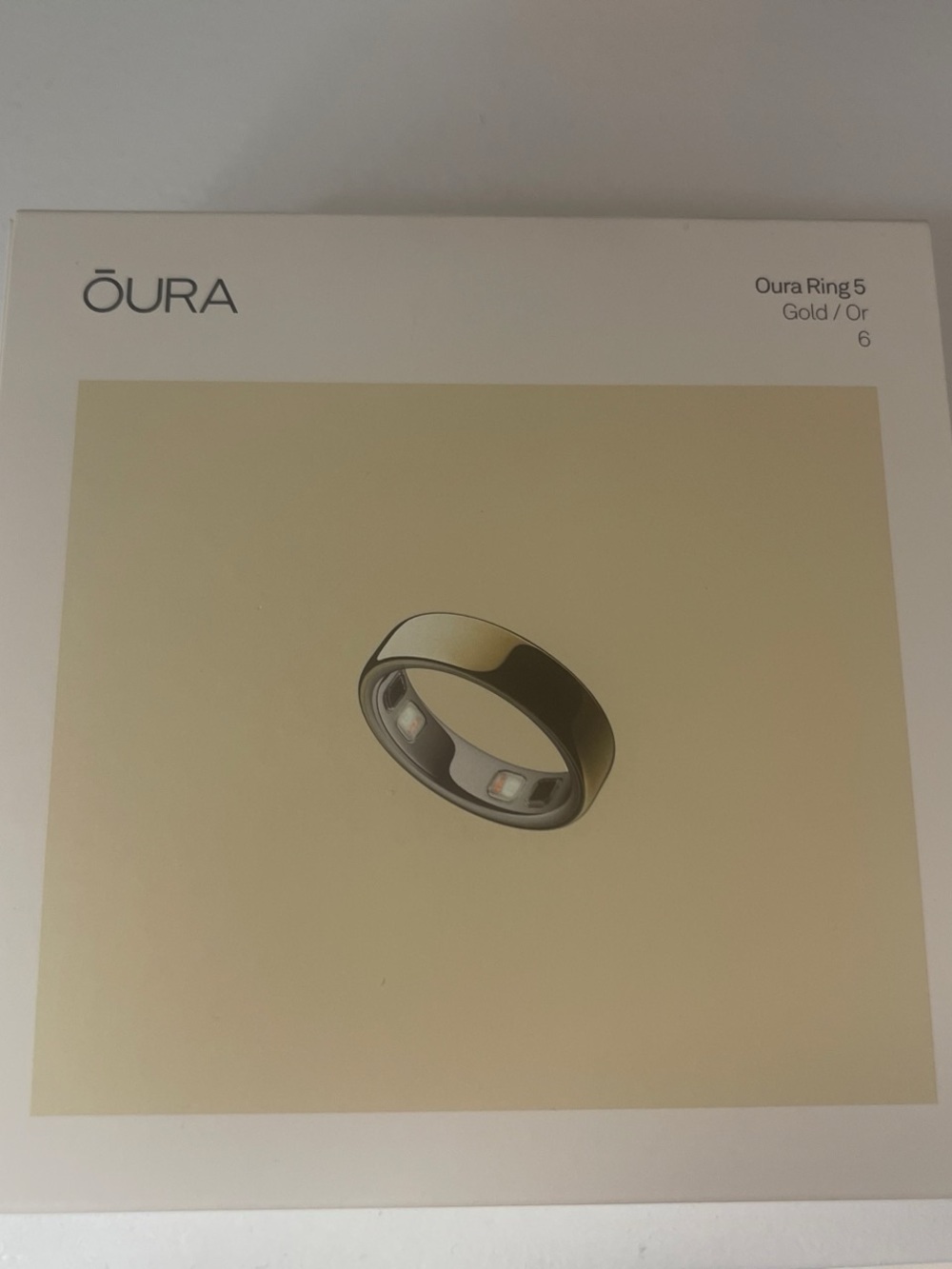 Oura Ring 5 Gold - Boxed Smart Ring